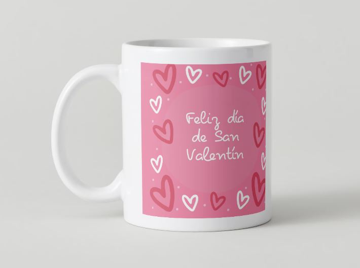 San Valentín - 001 / MUG 11oz con impresión envolvente