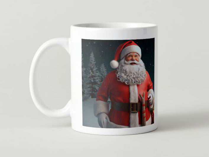 Navidad - 001a Santa Claus / MUG 11oz con impresión envolvente