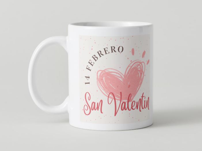 San Valentín - 004 / MUG 11oz con impresión envolvente