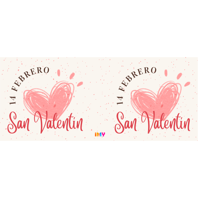 Saint Valentin - 004 / MUG 11oz avec imprimé enveloppant