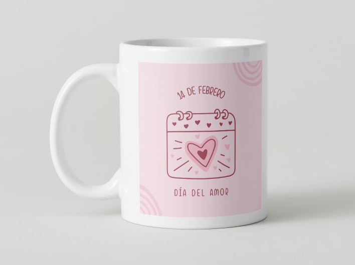 San Valentín - 005 / MUG 11oz con impresión envolvente