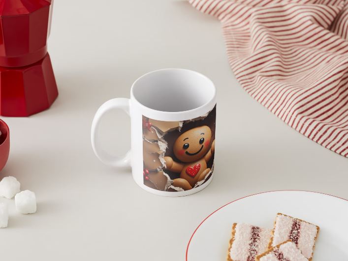 Navidad - 007c / MUG 11oz con impresión envolvente