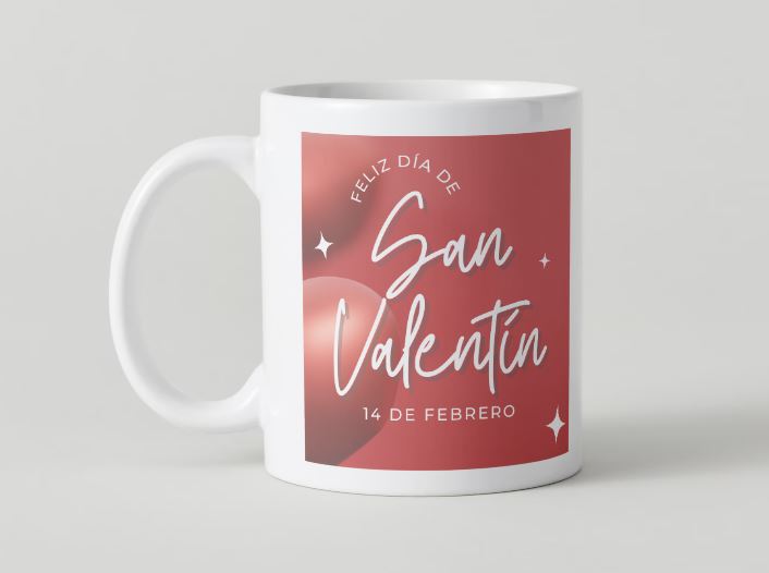 San Valentín - 008 / MUG 11oz con impresión envolvente