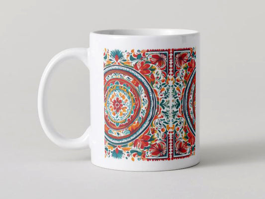 Mex Background - 004 Zapotec Textures / 11oz MUG with wraparound print