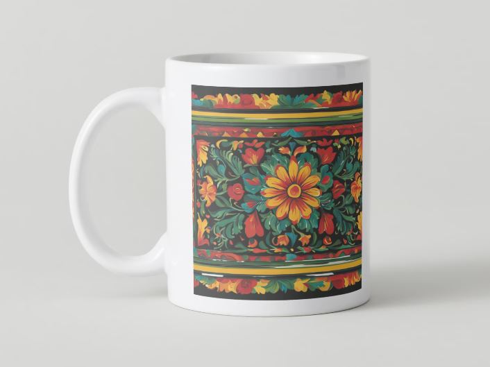 Fondos Mex - 005 Milagritos / MUG 11oz con impresión envolvente