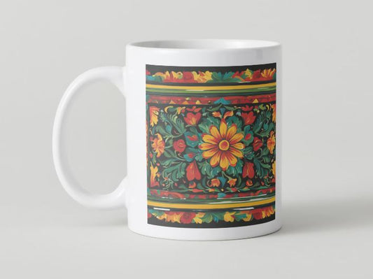 Mex Background - 005 Milagritos / 11oz MUG with wraparound printing