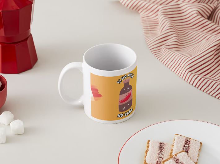 Frases Mexicanas - 072 / MUG 11oz con impresión envolvente