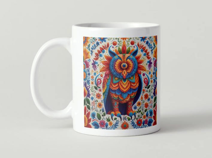 Alebrije 01 - Búho / MUG 11oz con impresión envolvente