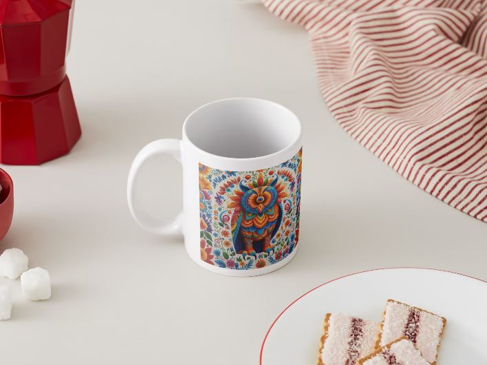 Alebrije 01 - Búho / MUG 11oz con impresión envolvente