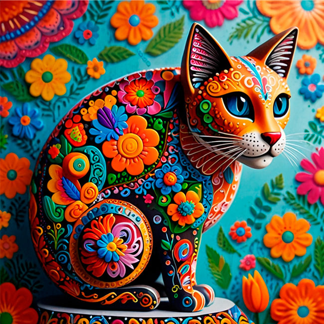 Alebrije 02 - Gato / MUG 11oz con impresión doble