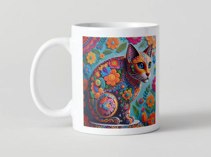 Alebrije 02 - Gato / MUG 11oz con impresión doble