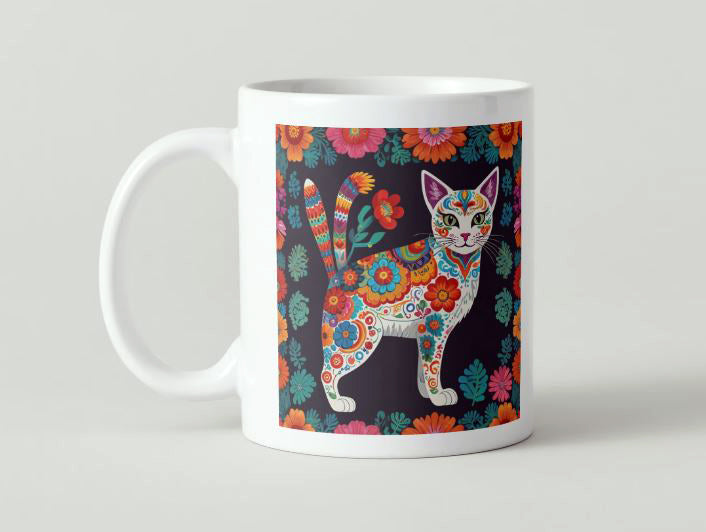 Alebrije 03 - Gato / MUG 11oz con impresión doble