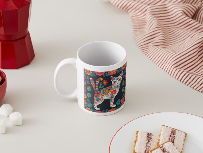 Alebrije 03 - Gato / MUG 11oz con impresión doble