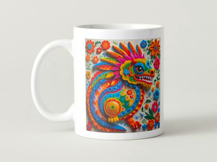 Alebrije Dragón - 004 / MUG 11oz con impresión envolvente