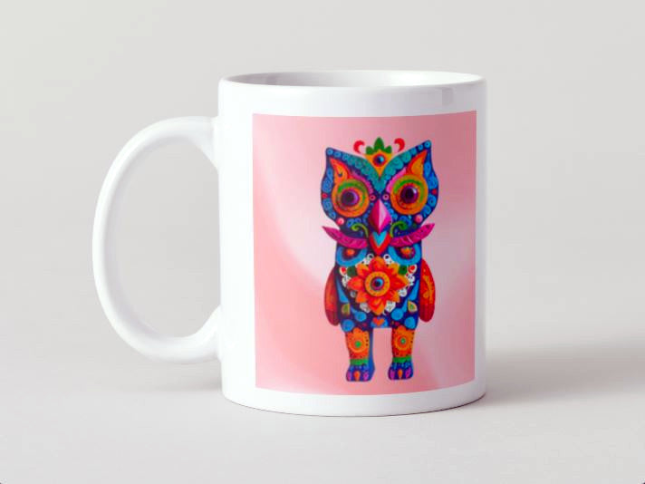 Alebrije 009 - Owl / 11oz MUG with wraparound print