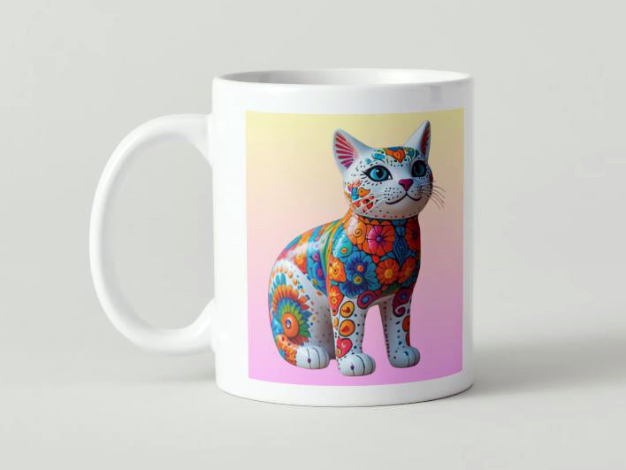 Alebrije 11 - Gato/ MUG 11oz con impresión doble