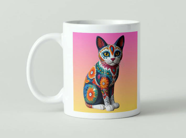 Alebrije 12 - Gato / MUG 11oz con impresión doble