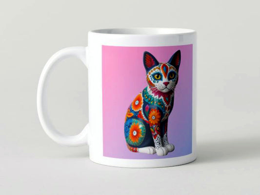 Alebrije 012 - Cat / 11oz MUG with wraparound print