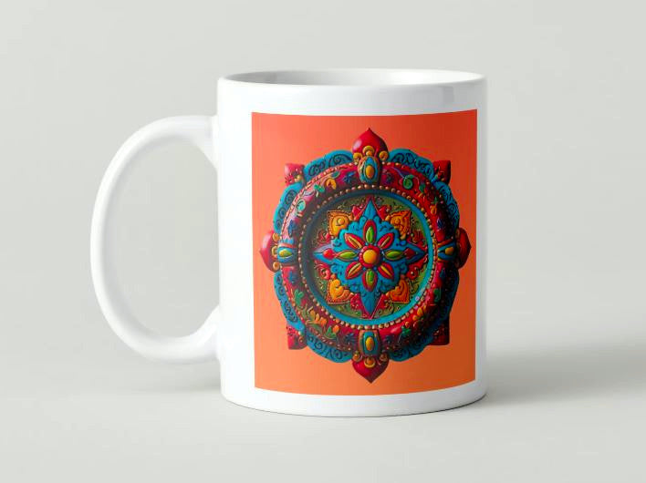 Alebrije 013 - Flowers / 11oz MUG with wraparound print