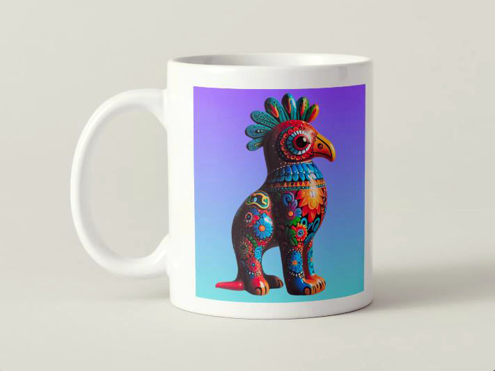 Alebrije 014 - Coq / MUG 11oz avec imprimé enveloppant