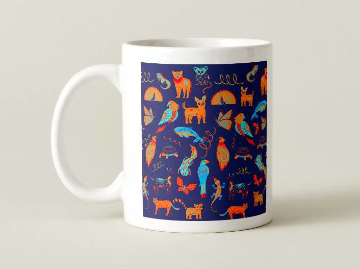 Alebrije 016 - Alebrijes / MUG 11oz con impresión envolvente