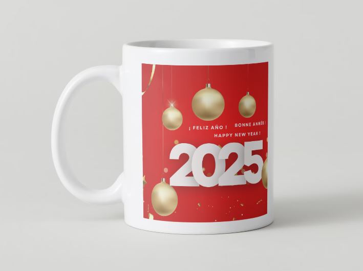 Año Nuevo - 02 / MUG 11oz con impresión frontal