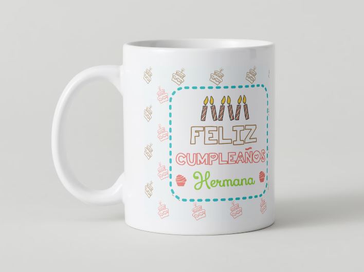 Cumpleaños - 002 / MUG 11oz con impresión envolvente