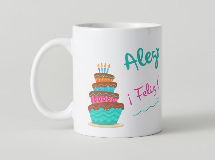 Cumpleaños - 003 / MUG 11oz con impresión envolvente