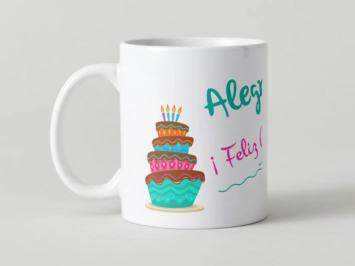 Cumpleaños - 003 / MUG 11oz con impresión envolvente