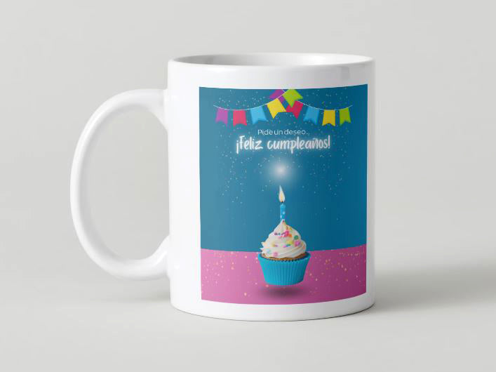 Cumpleaños - 010 / MUG 11oz con impresión envolvente