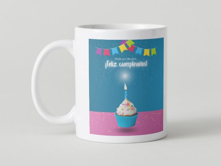 Cumpleaños - 010 / MUG 11oz con impresión envolvente