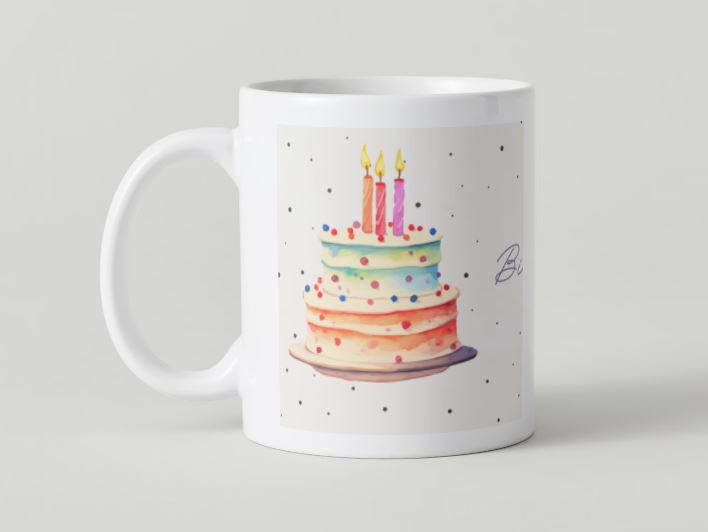 Cumpleaños - 012 / MUG 11oz con impresión envolvente