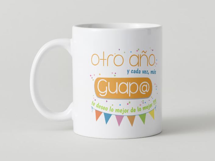 Cumpleaños - 016 / MUG 11oz con impresión doble