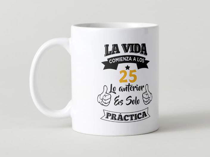 Anniversaire - 032-25 / MUG 11oz avec double impression