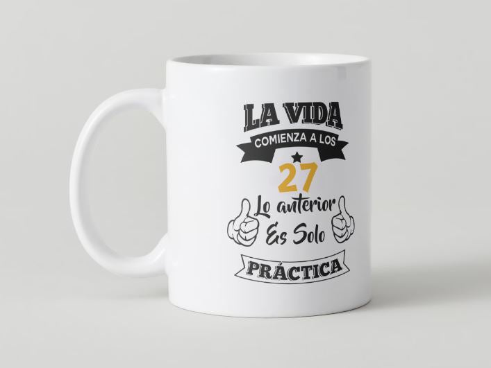 Anniversaire - 032-27 / MUG 11oz avec double impression