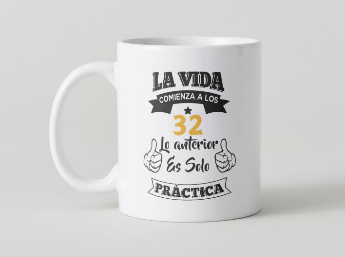 Anniversaire - 032-32 / MUG 11oz avec double impression