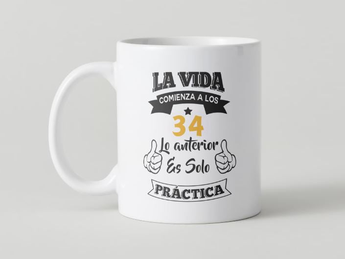 Anniversaire - 032-34 / MUG 11oz avec double impression