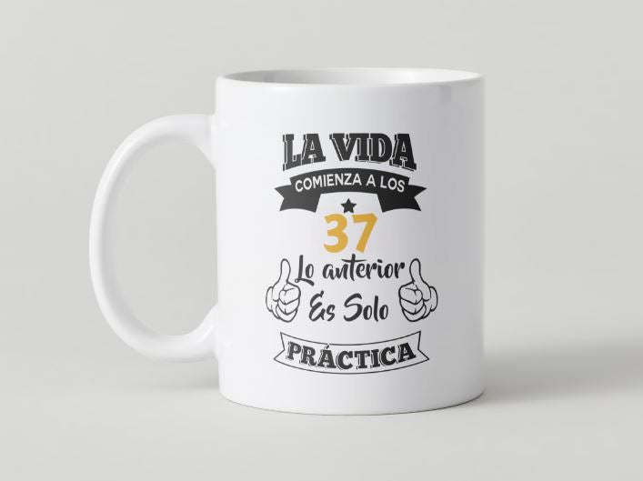 Cumpleaños - 032-37 / MUG 11oz con impresión doble