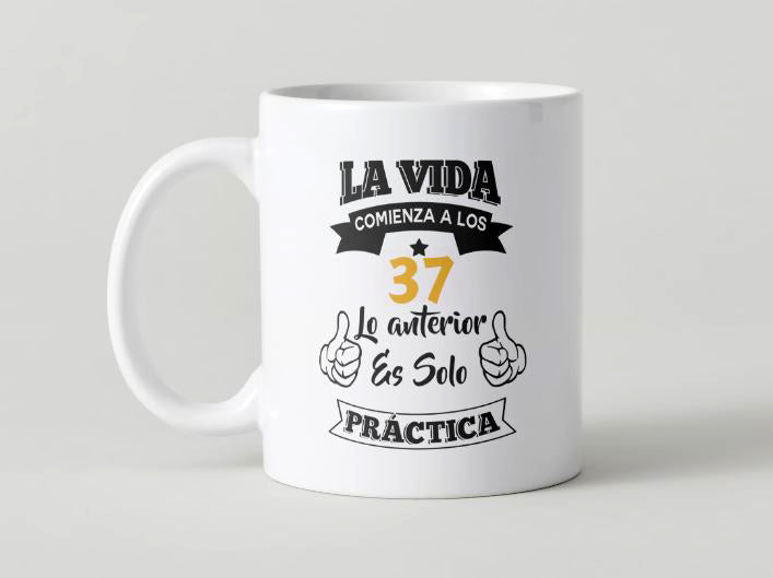 Cumpleaños - 032-37 / MUG 11oz con impresión doble