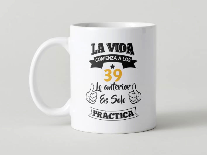 Anniversaire - 032-39 / MUG 11oz avec double impression