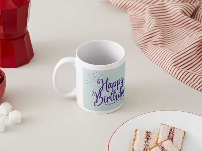 Anniversaire - 041 / MUG 11oz avec imprimé enveloppant