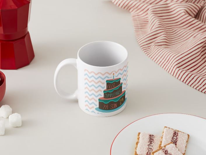 Anniversaire - 045-29 / MUG 11oz avec imprimé enveloppant