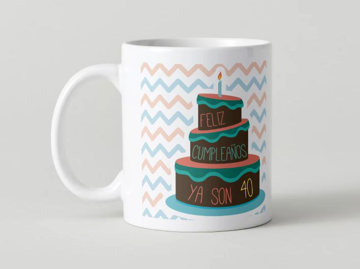 Birthday - 045-40 / 11oz MUG with wraparound print