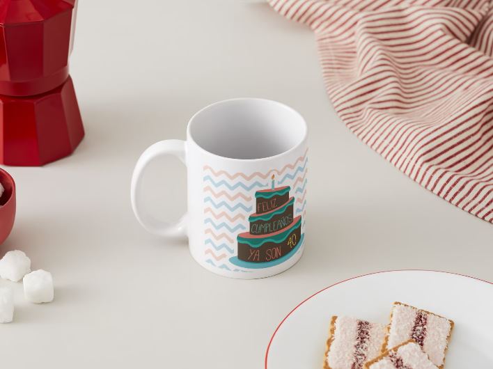 Anniversaire - 045-40 / MUG 11oz avec imprimé enveloppant