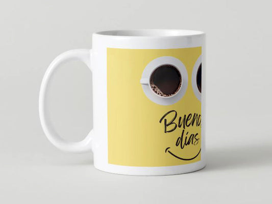 Coffee phrases - 001 / 11oz MUG with wraparound print