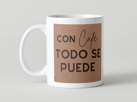 Coffee phrases - 003 / 11oz MUG with wraparound print