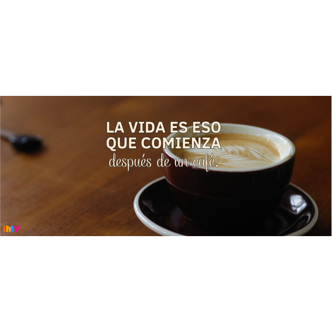 Frases de café - 06 / MUG 11oz con impresión envolvente