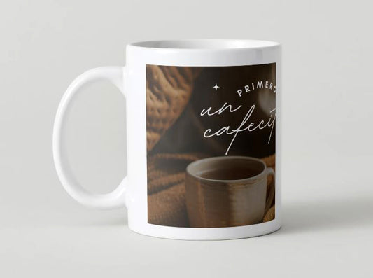 Coffee phrases - 008 / 11oz MUG with wraparound print