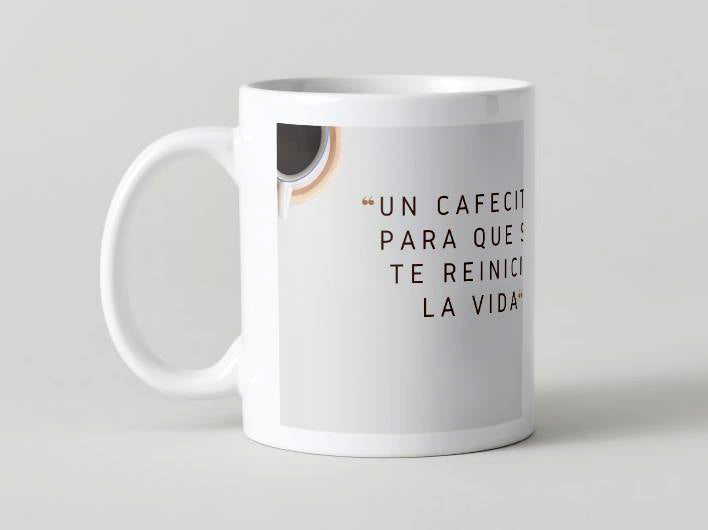 Coffee phrases - 010 / 11oz MUG with wraparound print