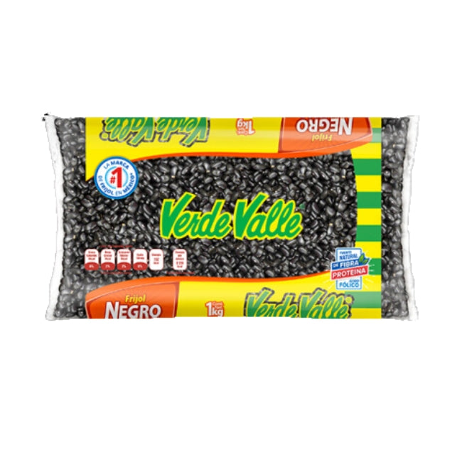 Frijoles Negros Naturales "Verde Valle" 1 kg